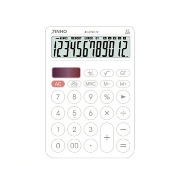 蝦皮隔日到貨 JINHO 12位元計算機(JH-2792-12)-白 墊腳石購物網