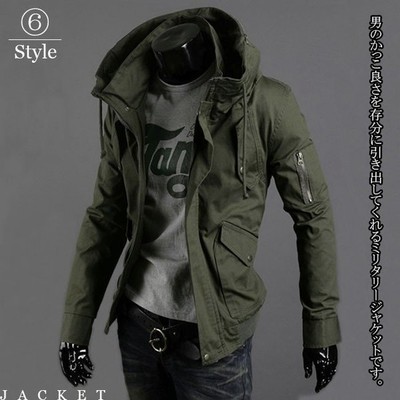ミリタリージャケット メンズジャケット 薄手アウター ロング丈コート ブルゾン ジャンパー ショート丈 メンズファッション 秋服 冬服 通販 Lineポイント最大get Lineショッピング