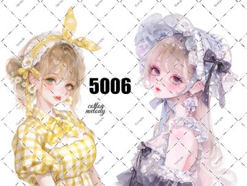 original sticker no.5006 人物貼紙 原創貼紙 原創人物貼紙 裝飾貼紙 cotton melody