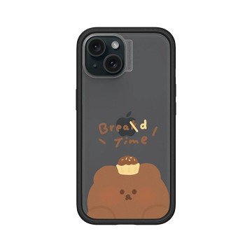 iPhone 15 Mod NX 黑 - 布朗尼 annnbrownie - 麵包派對（巧克熊款）