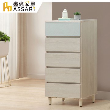 ASSARI-夏朵2尺五斗櫃(寬60x深40x高121cm)