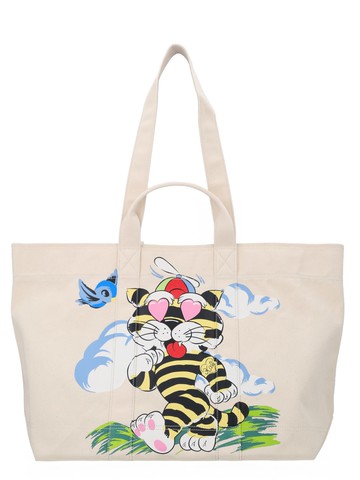 kenzo kenzo cartoon tote bag large