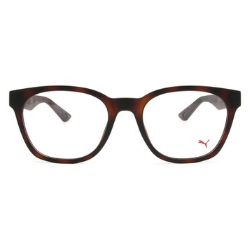 PUMA | 閃耀青春多邊框眼鏡 | 琥珀棕