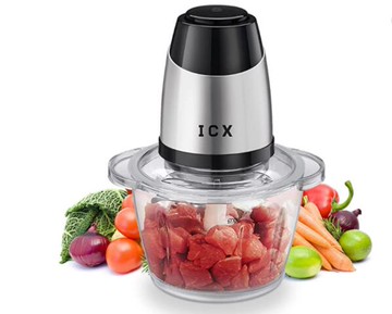[3美國直購] ICX Electric Food Chopper 切菜機食物調理機 1.2L容量 300W 1刀頭含4刀片