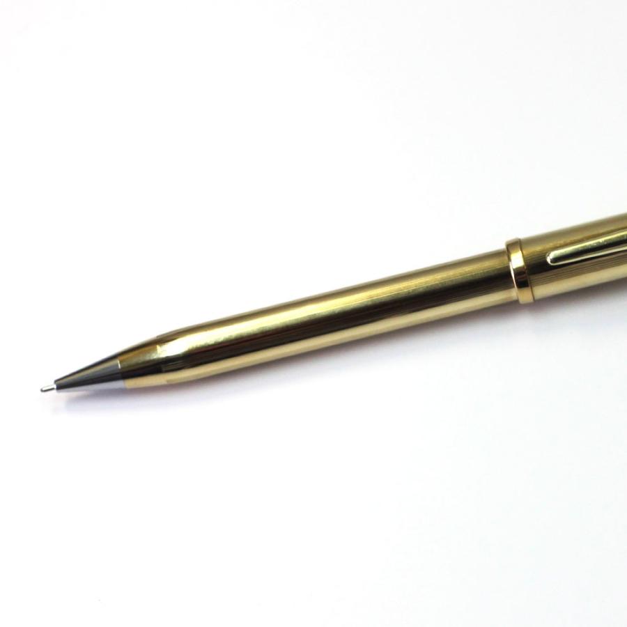 CROSS(クロス) クラシックセンチュリーシャープペン（ペンシル） 0.7mm 一体型 10金張り  プレゼント ギフト 就職 御祝 誕生日