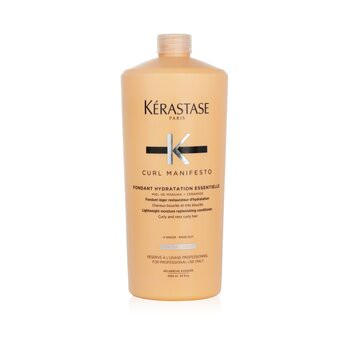 Kerastase 卡詩 Curl Manifesto Fondant Hydratation Essentielle 輕盈保濕護髮素 - 適用於捲髮和非常捲髮（沙龍用） 1000ml/34oz-捲髮及波浪髮型潤髮乳