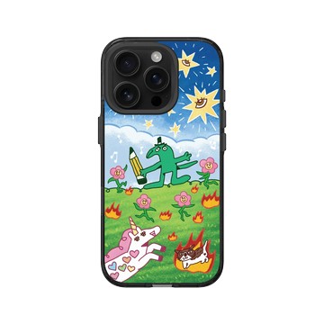 iPhone 16 Pro Clear (相機按鈕) 酷墨灰 - 怪奇事物所 Incrediville - 寫字所長