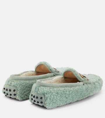 Tod's Gommino shearling loafers