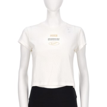 Nike As W Nsw Tee Classics+ Spd 女款 米色 短版 印花 短袖 IH8507-133