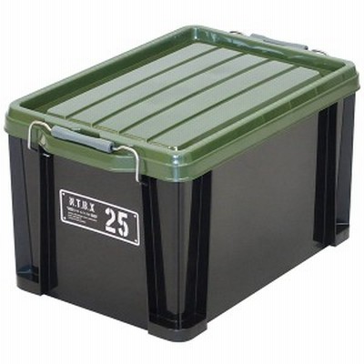 即日出荷 アステージ 俺流 NTボックス 25X 収納ボックス バックルコンテナ お一人様4個まで