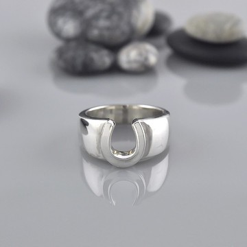 馬蹄鐵戒指 925純銀 men's jewelry 男戒