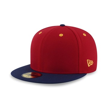 NEW ERA 男女 59FIFTY BLANK 紅/海邊藍 NE71074476
