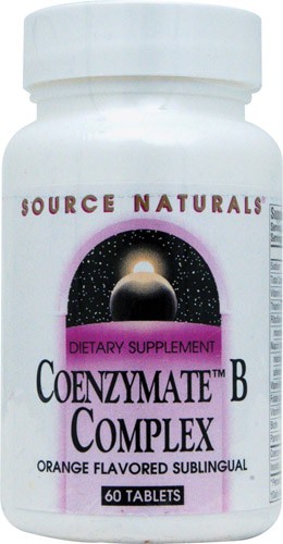 Source Naturals Coenzymate B Complex Sublingual Orange 60 Sublingual Tablets