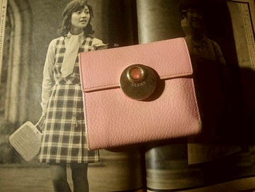 【老時光 OLD-TIME】早期二手老包義大利製GUCCI短皮夾