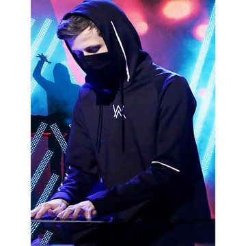 男春秋款字母衛衣連帽套頭衫美式運動AlanWalker艾倫沃克外套衣服