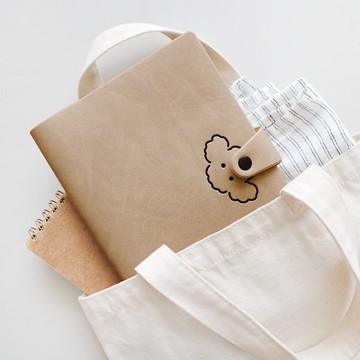 MATOKA 2026 手帳 B6 週記事方格款 (玩具貴賓犬款 Button Dog)