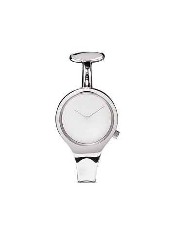 Georg Jensen - Vivianna bangle 27mm - women - stainless steel/Sapphire Crystal - S - SILVER