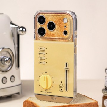 【Wakcas】iPhone 18 烤土司機磁吸手機殼 17 16 Pro Max 保護殼 手機殼 奶油吐司 可愛造型