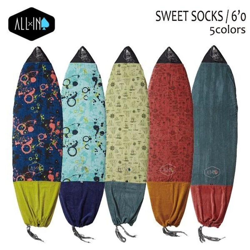 ALL-IN,オールイン/サーフボードケース,ニットケース/SWEET SOCKS/6'0