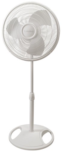 Lasko 16" Oscillating Stand Fan With Tilt-Back - White 1 Unit