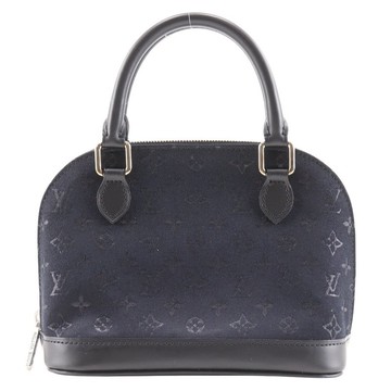 【日本直送】路易威登 LOUIS VUITTON Little Alma 手提包 M92146 Monogram 緞面 黑色 SP0021 女性用【二手】