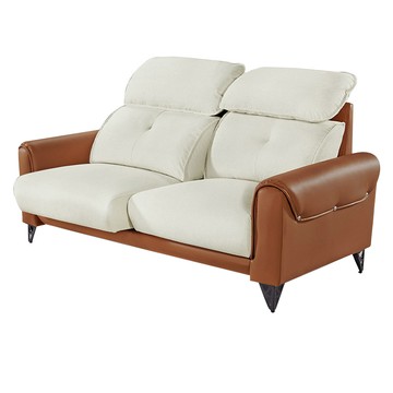 【本木】奧地利 貓抓皮親膚功能沙發3人坐沉靜藍  (黛藍#9816+灰藍#911