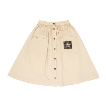 FENDI Kids 卡其色長裙