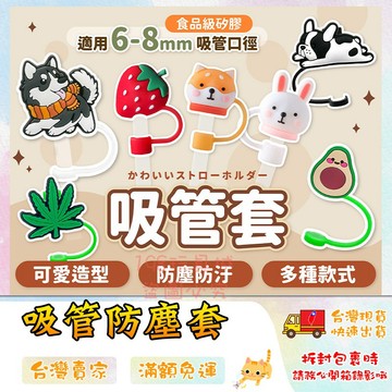 吸管套 吸管帽 吸管防塵套 造型吸管帽 吸管塞 不鏽鋼吸管 環保吸管 吸管 🔥台灣現貨🔥 😽198玩具城😽 W1105