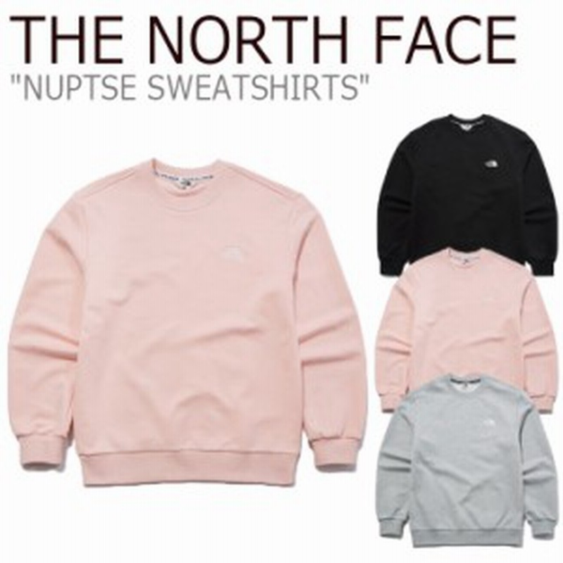 ノースフェイス トレーナー THE NORTH FACE NUPTSE SWEATSHIRTS ヌプシ スウェットシャツ BLACK GREY  PINK NM5ML50J/K/M ウェア | LINEショッピング