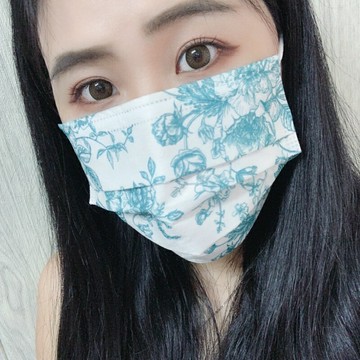 現貨│黑色玫瑰│YSH益勝軒│花系成人醫用平面口罩│醫療口罩│成人口罩│花系口罩│滿版花系│台灣製造│KIMITHUR