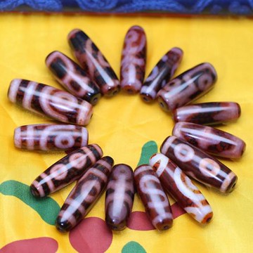 圣飾奇緣 夢幻佛法僧二眼天珠天然西藏真品掛繩鎖骨項鏈男手串女