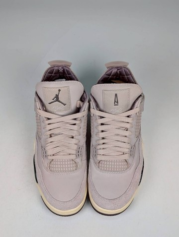 微瑕疵-左腳外側髒汙&大小腳(左:8.5；右:8) FZ4810-200/8.5 A Ma Maniere x Air Jordan 4 "Fossil Stone" W 聯名款 酒紅化石