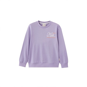 GIORDANO 童裝印花長袖上衣 Brave Kids系列 - 04 藤花紫