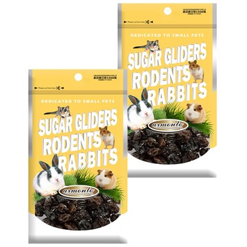 armonto 阿曼特 鼠兔用天然高鐵葡萄乾 新鮮特製保留天然風味 夾鍊袋包裝保存便利 豐富膳食纖維  120g  2袋