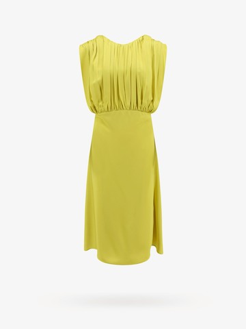 Sleeveless satin dress - JIL SANDER - gender_Woman
