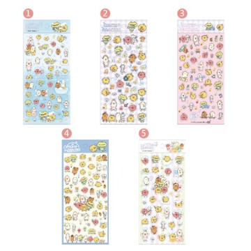 跳跳小雞 透明貼紙(隨機出貨)