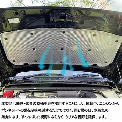 ジムニー JB64 JB74（１型２型用） ボンネットインシュレーター