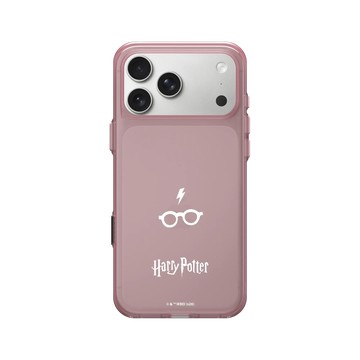 iPhone 17 Pro Max Clear (相機按鈕) 晶醺玫 - 哈利波特 Harry Potter - 閃電與眼鏡圖案