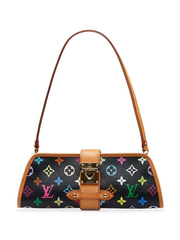 Louis Vuitton - 2005 pre-owned Monogram Multicolour Shirley shoulder bag - women - Canvas/Leather - One Size - Black
