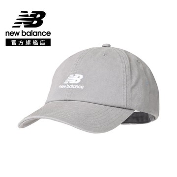 【New Balance】 NB NB刺繡棒球帽/復古帽_中性_灰色_LAH53003SLA