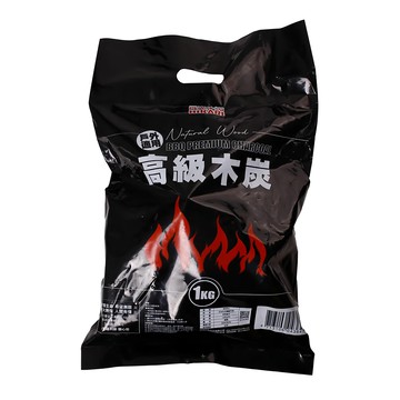 Hikari 日光生活 高級天然木炭 戶外燒烤適用  1kg  1包