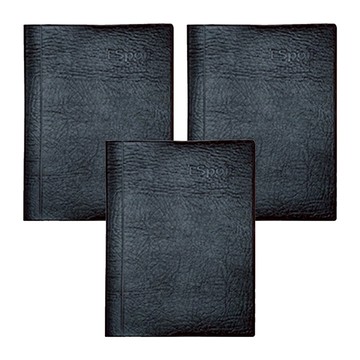 HM 筆記本 (中) 100張  黑色  3本