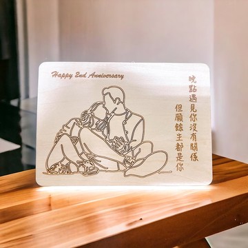 【客製化-似顏繪明信片】情人節禮物 生日禮物 紀念日禮物