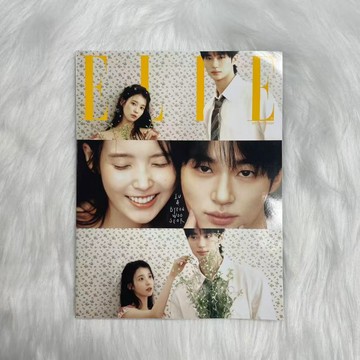 ⭐韓國代購正版⭐全款IU邊佑錫 ELLE KOREA4月封面可選38頁內頁正版熱門