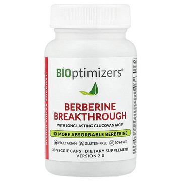 BIOptimizers, 小檗鹼突破，30 粒素食膠囊