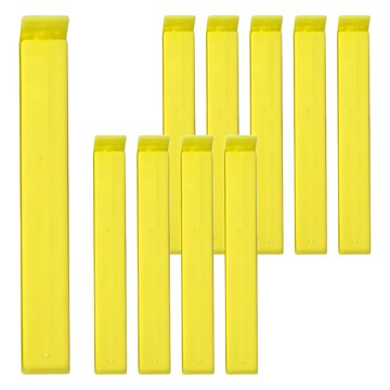 i LIFE 食品密封夾10入 黃色 10 x 1.5 x 1.7cm 食品保鮮 零食密封  1組