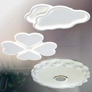 造型、可接藍芽播放音樂吸頂燈(附遙控器)  38-82561、82562、82563