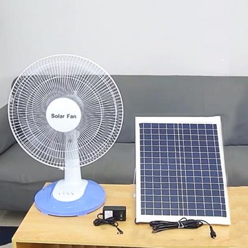 騰聯 充電風扇大風力太陽能交直流兩用超長續航大容量戶外便攜