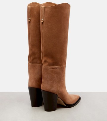 Jimmy Choo Cece 80 suede knee-high boots
