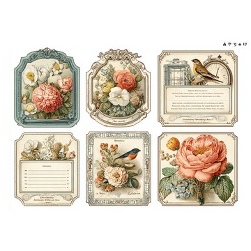 【10月新作】20-103-0217 裁切紙・拼貼素材